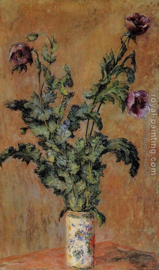 Claude Oscar Monet : Vase of Poppies